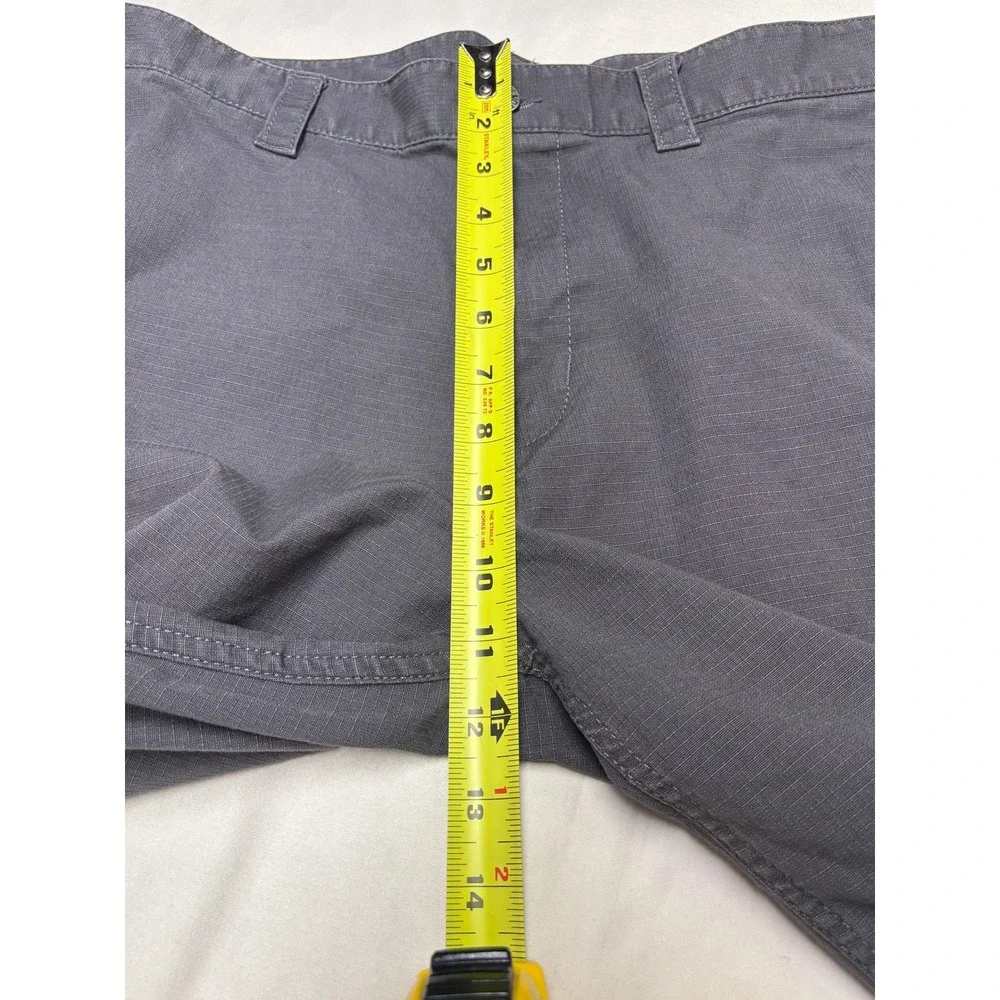 The North Face Hiking Tech Pants Gray Stretch Nylon Zip Pockets Mens 34X29 Short